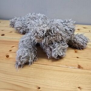 TY Classics Dog Plush Rags Gray‎ Stuffed Animal Floppy Scruffy Vintage 2000